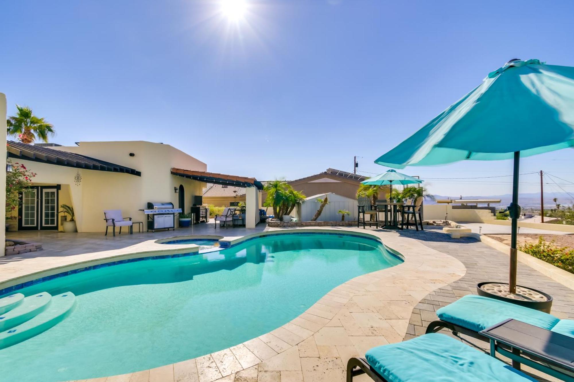 Bright Cottage With Pool And Spa - 5 Mi To Lake Havasu Lake Havasu City Esterno foto