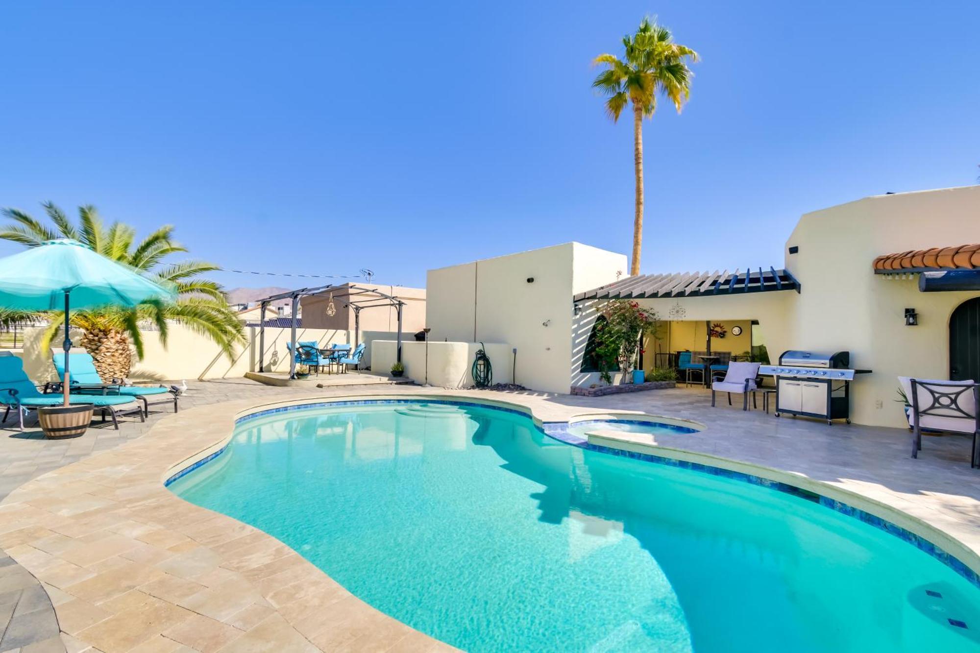 Bright Cottage With Pool And Spa - 5 Mi To Lake Havasu Lake Havasu City Esterno foto